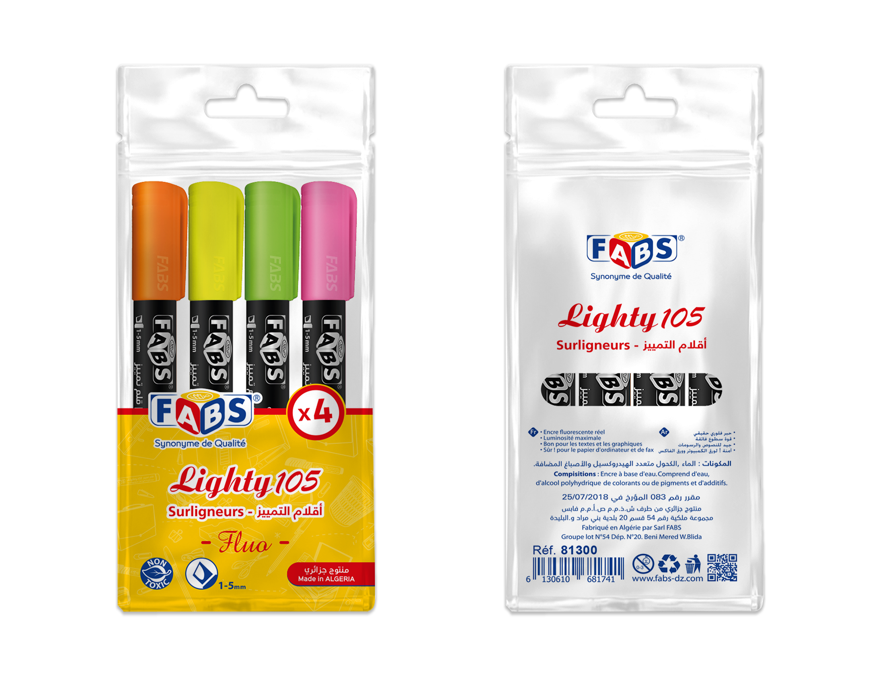 Pochette Lighty x4 – Mockup – full